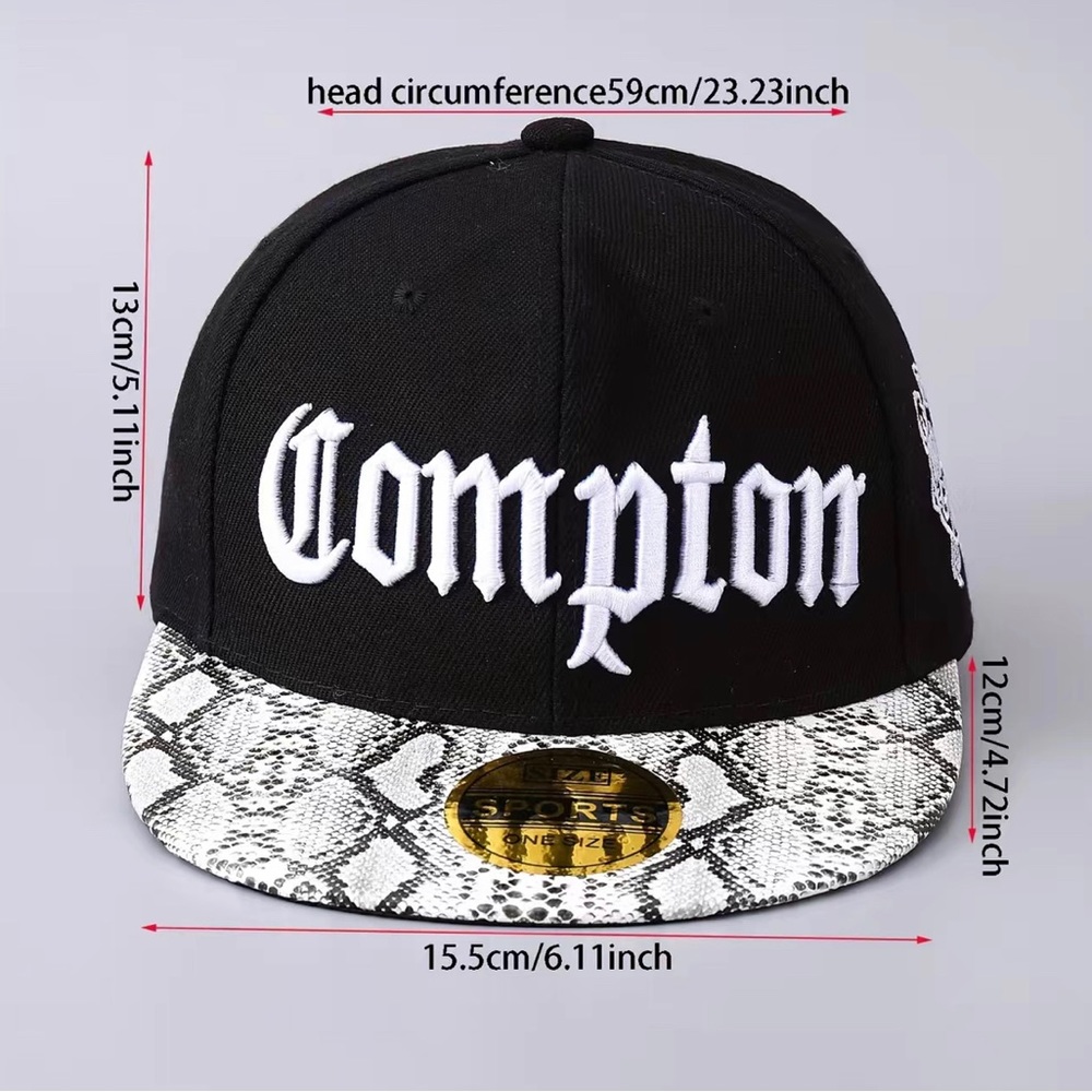 New Trendy Baseball Cap With Letters Embroidery For Men Compton Money Gang - Picture 4 of 10